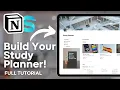Create Your Perfect Notion Study Planner Full Build Tutorial