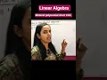Minimal Polynomial in 30 Seconds CSIR NET Shortcut