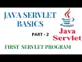First Servlet Program in Eclipse Servlet Basics Tutorial Series for Beginner Part-2 Easiest Way