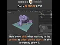 Hide Multiple Objects in the Outliner in Blender