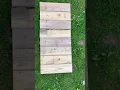 Easy way to cover septic in yard Plus recycle reuse some old wood