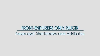 Front-End Only Users - 3