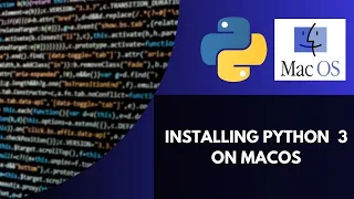 How to install python 3 on MacOS