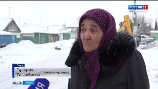 Весна в Омске началась с уборки снега