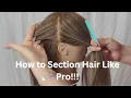 Mastering Hair Sectioning Divide Your Hair into 4 Parts Like a Pro