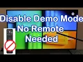 Vizio Smart TV Exit from DEMO MODE or STORE MODE No remote needed