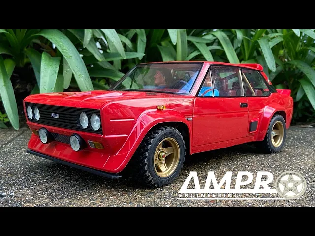 Tamiya Fiat 131 Abarth Grill, Lenses, Lights and Exhaust Detail Parts video thumbnail