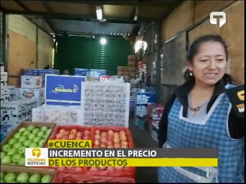 Incremento en el precio de los productos