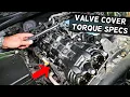 DODGE CHALLENGER VALVE COVER TORQUE SPECS BOLT SEQUENCE 3 6 VVT V6 PENTASTART ENGINE
