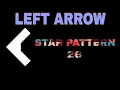 C49 LEFT ARROW STAR PATTERN - START PATTERN 26