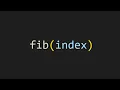 Creating the Fibonacci function in js