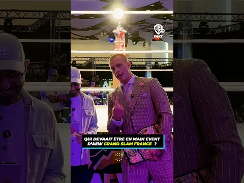 Interview AEW 🇫🇷 | Qui va main event Grand Slam ? │ Warner TV Next