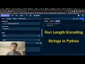 Run Length Encoding Solution AlgoExpert and Leetcode Series Python Programming