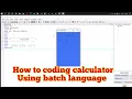 Life coding calculator using notepad