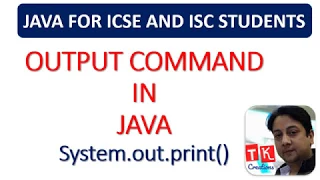 JAVA OUTPUT COMMAND OUTPUT COMMAND IN JAVA PRINT COMMAND IN JAVA