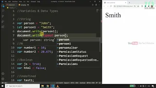 Variables Data Types JavaScript Malayalam Tutorial Part 4 of 25