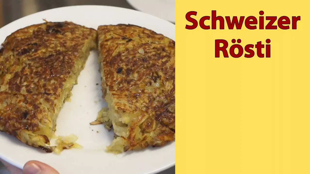 WORLD ON MY PLATE: SWITZERLAND 🇨🇭 Potato Rosti / Roesti (Quarantine Getaway Vlog). 