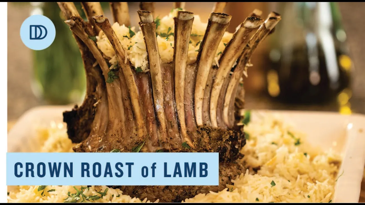 Greek-Style Crown Roast Rack of Lamb