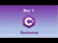 C Bootcamp Day 1 Console App String Manipulation Variables Comments C Tutorial for beginners