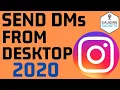 How to Direct Message on Instagram from Desktop Chromebook PC - 2020