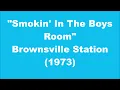 Brownsville Station: Smokin' In The Boys Room (1973)