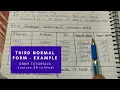 Lec - 34 Third Normal Form 3NF Database Normalization DBMS in Hindi