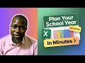 Excel Academic Calendar Planner Plan Track Your School Year in Minutes