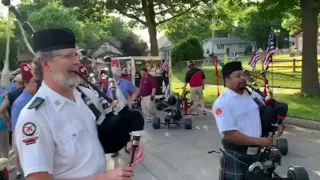 Osman Shrine Pipe Band WBA Parade