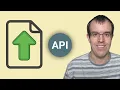 How do you upload files in an ASP NET Core Web API