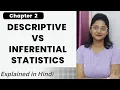 DESCRIPTIVE VS INFERENTIAL STATISTICS Branches of Statistics
