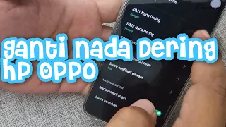 cara mengganti nada dering lengkap hp oppo coloros khusus pemula
