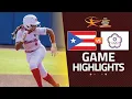 HIGHLIGHTS | Puerto Rico vs Chinese Taipei | WBSC U-18 Women's Softball World Cup Finals 2025