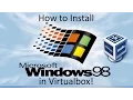 Windows 98 - Installation in Virtualbox