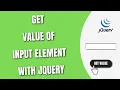 Get of input text box with jQuery HowToCodeSchool com