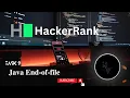 HackerRank java Solution-Java End-of-file-Task 9-With Source Code Rahul - Vijayan