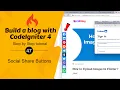 Add Social Share Buttons in CodeIgniter 4 and BOOST your website s engagement
