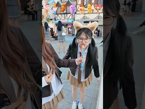 롯데월드 먹방🎠😋😋😋Lotte World Mukbang #funny #TeamYELLOWHAT