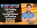 CSS Padding Tutorial Top Right Bottom Left Padding Explained