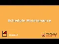 Schedule Maintenance