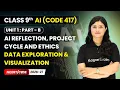 Data Exploration Visualization Class 9 AI Unit 1 CODE 417 Part B CBSE 2026-27