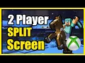 How to Play 2 Player Split Screen in Minecraft on XBOX Easy Tutorial