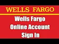 Wells Fargo Online Account Registration Wells Fargo Online Banking Login wellsfargo com Sign In