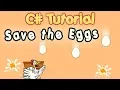C Tutorial - Create a item drop and catch save the eggs game in visual studio