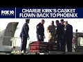 Download Lagu Charlie Kirk: Plane carries casket back to Phoenix | FOX 10 Phoenix