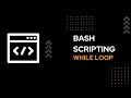 Bash Scripting While loop Tamil Harsha Selvi