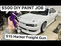 My 500 DIY Paint Job With a 15 Harbor Freight Paint Gun