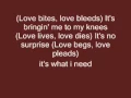 Download Lagu love bites lyrics by def leppard