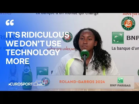 Download MP3 Coco Gauff calls for 'Hawkeye' technology in tennis after umpire disagreement 👀