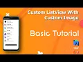 Android Custom Listview Example - Android Studio Tutorial
