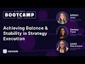 Strategy Bootcamp Achieving Balance Stability In Strategy Execution